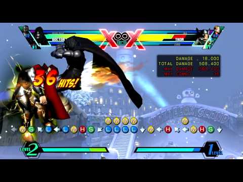 [UMVC3] Firebrand/Doom/IM new Apologyman corner side switch + optimal combo (1.25M damage)