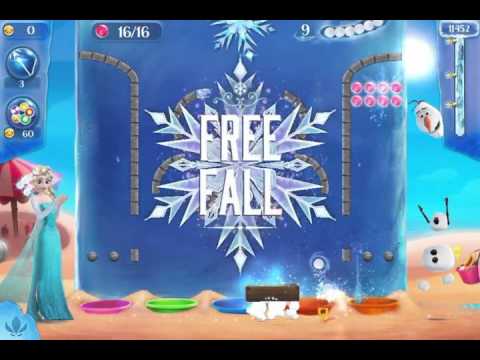 Frozen Free Fall 2 - Walkthrough Level 2 (side level at 30)