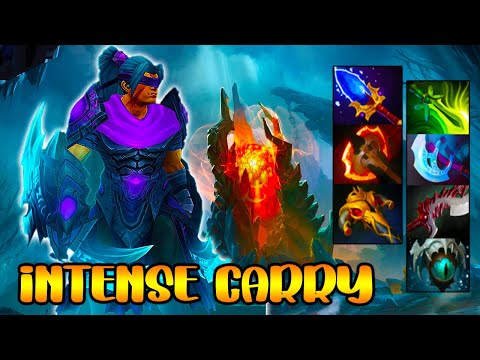 INTENSE HARD CARRY LATE GAME ANTIMAGE - BEST TEAM FIGHT - DOTA 2 GAMEPLAY