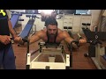 Mens Physique IFBB pro Francesco Montuori from Italy - Giant set for BACK, 1st Rotation