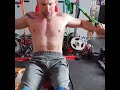 Disabled Bodybuilder Home workout