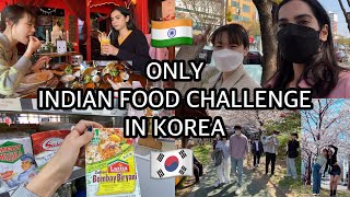 🇰🇷24 HOURS INDIAN FOOD CHALLENGE IN KOREA�