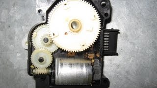 Lexus servo motor air mix repair taken apart by froggy