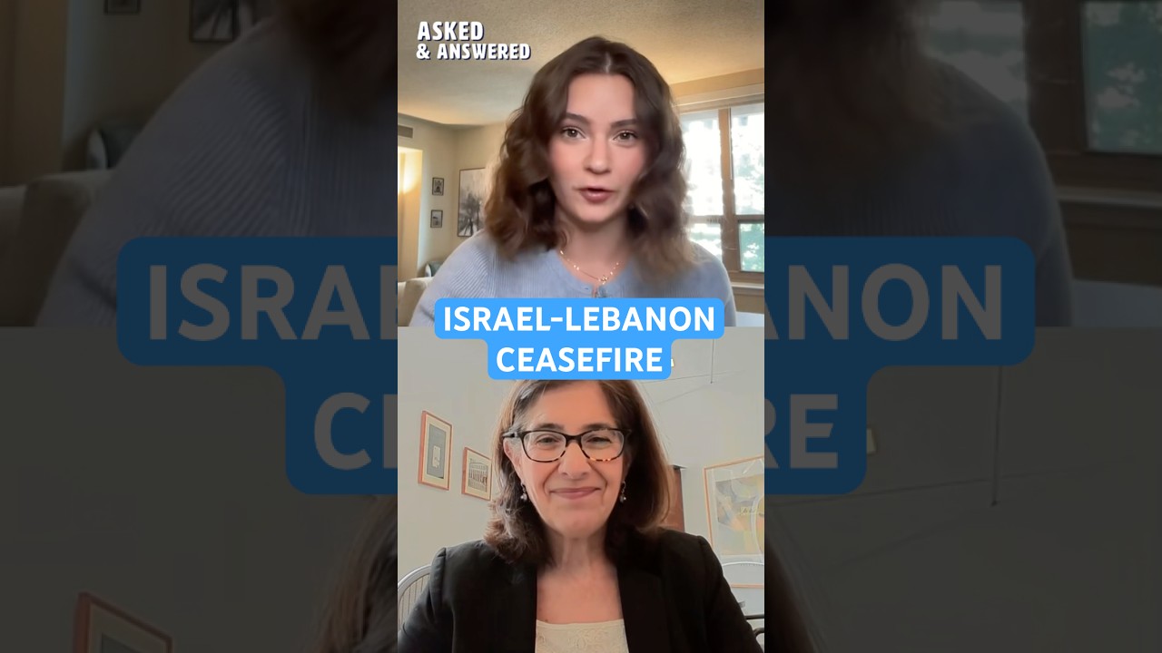 Video Thumbnail for <span>Israel-Lebanon Ceasefire | Asked & Answered</span>
