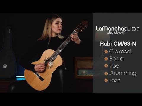 Демонстрация звучания классической гитары La Mancha Rubi CM/63-N