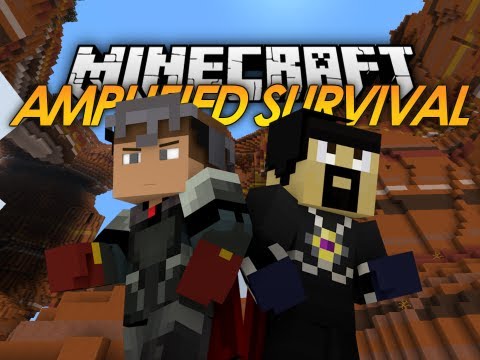 Minecraft: Amplified HARDCORE Survival - It Begins! w/ AntVenom (1)