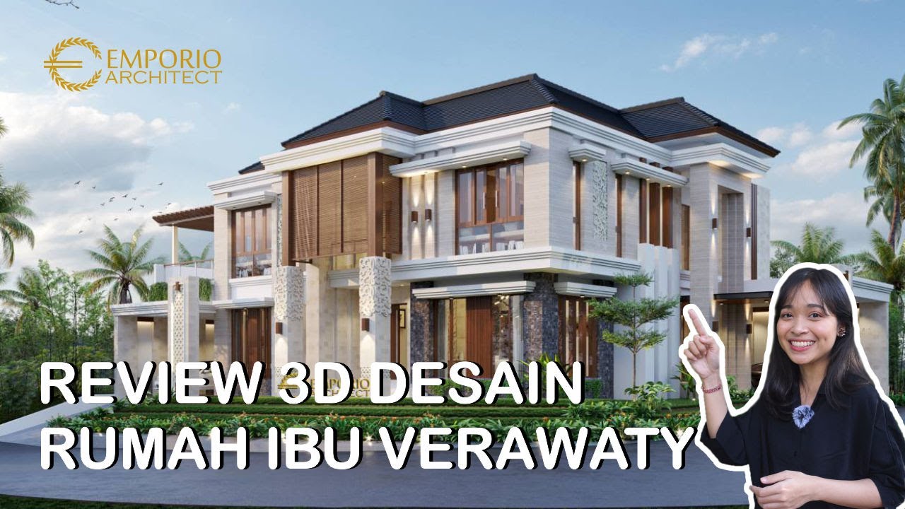 Video 3D Mrs. Verawaty Villa Bali House 2 Floors Design 