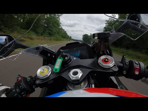 BMW M1000RR Testride | POV | Circuit de l'Anneau du Rhin | Uncut