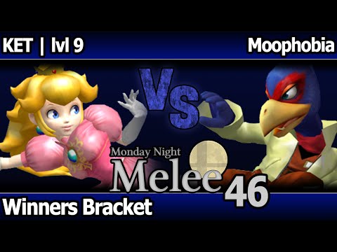 MNM 46 Melee - KET | lvl 9 (Peach) vs Moophobia (Falco) - Winners Bracket