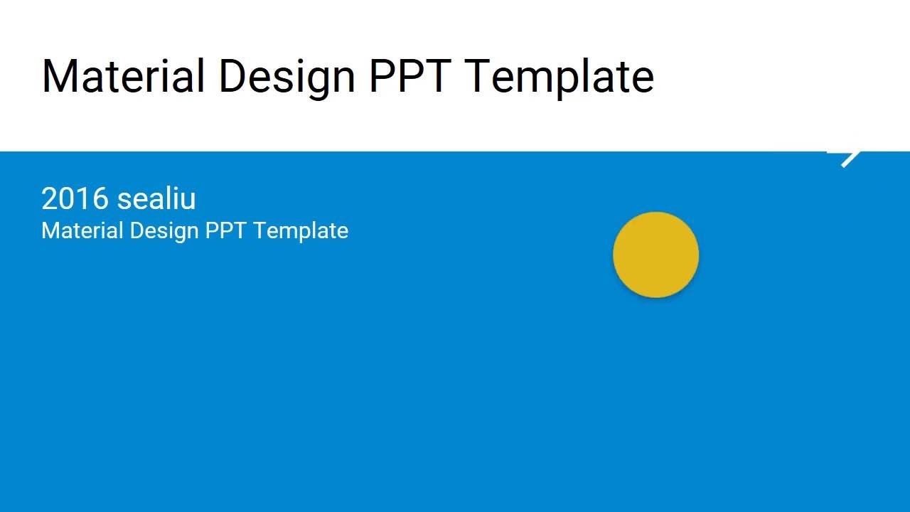 Material Design PowerPoint Demo