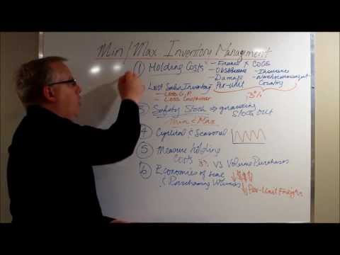 Min-Max Inventory Supply Chain Strategies