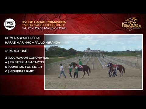 1° PÁREO CLASSIFICATÓRIO GP HARAS PRIMAVERA - 2023