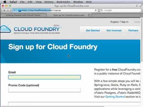 Getting Started with Cloud Foundry
