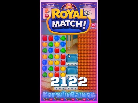 Royal Match Level 2122 - No Boosters Gameplay