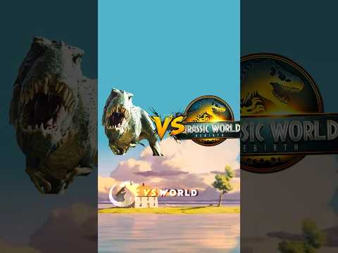 The Vastatosaurus Rex (V-Rex) vs Jurassic world rebirth All dinosaurs 🦕