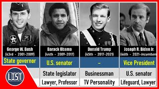 US Presidents When They Were Young &amp; Their Previous Jobs