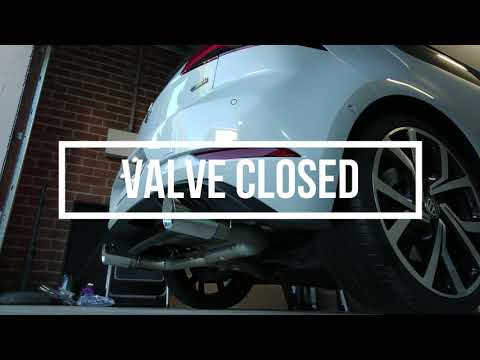 XFORCE Catback Exhaust System - Valve Opened VS Closed
