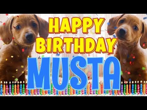 Happy Birthday Musta! ( Funny Talking Dogs ) What Is Free On My Birthday