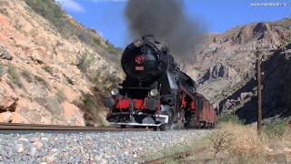 preview picture of video 'German Steam Loco Class 52 - Turkey 2012 - Euphrat Part 1'