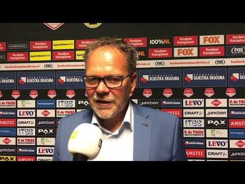Reactie Henk de Jong na afloop van SC Cambuur - Excelsior (4-0)