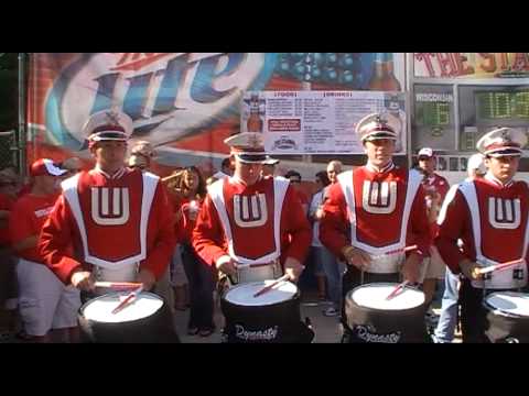 Badger Drum Line Pre Game 9/5/2K9 @ The Stadium Bar (Jingles)