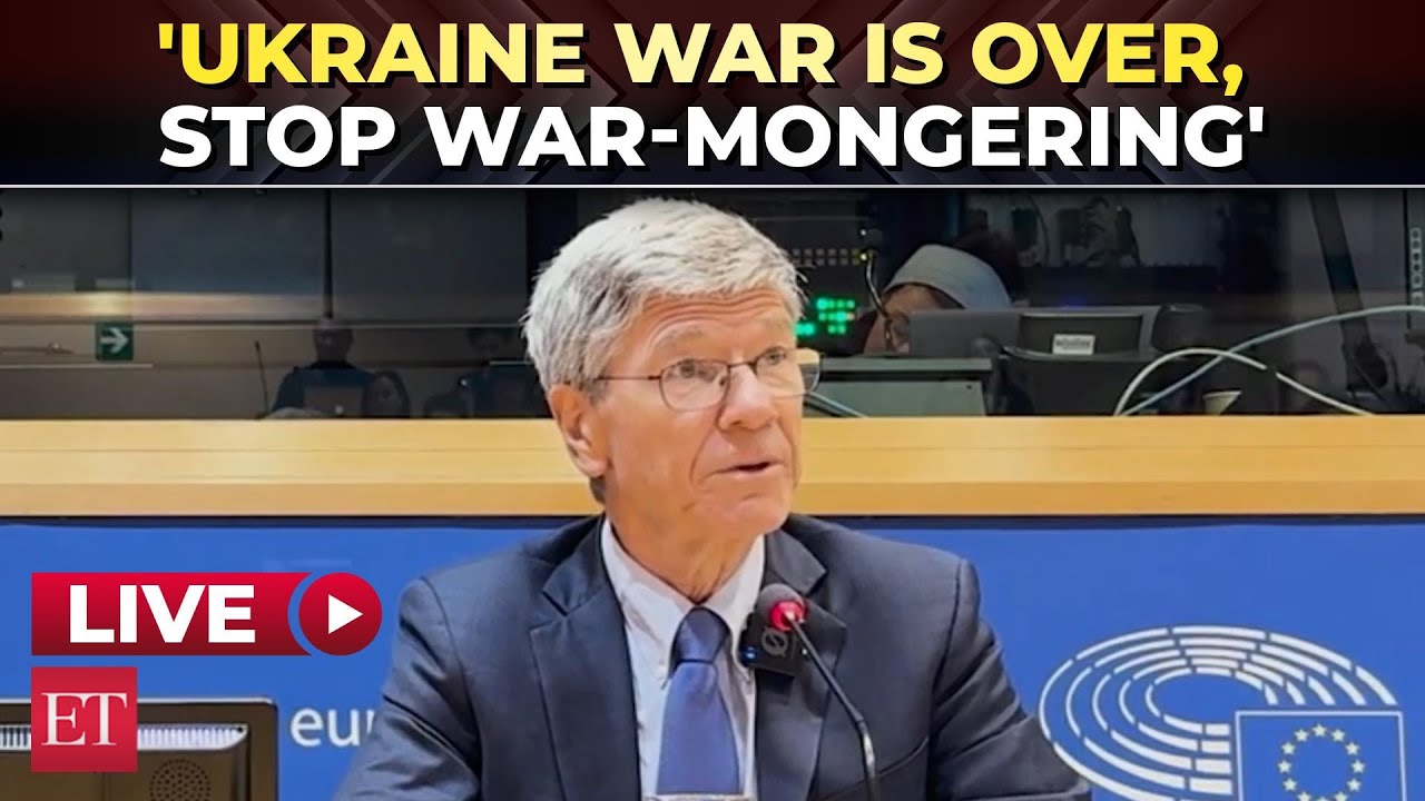 Jeffrey Sachs' roaring speech at EU Parliament, schools US, Europe over Ukraine war