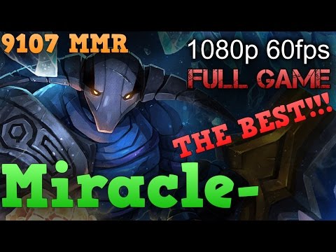 Miracle- Sven Top 1 World - 9107 MMR Dota 2