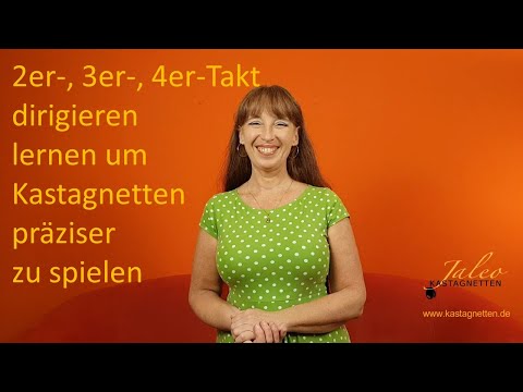 Dirigieren lernen um Kastagnetten präziser zu spielen