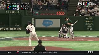 Tim Kennelly BLASTS a solo home run for Australia