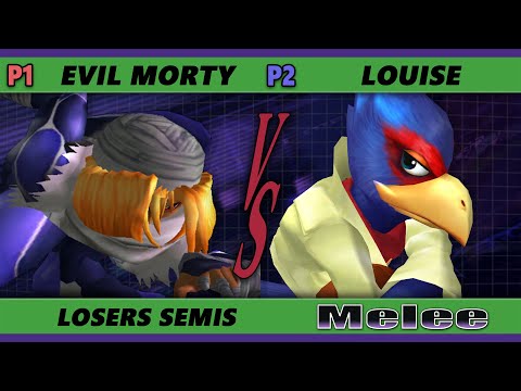 S@X 447 Losers Semis - Evil Morty (Sheik) Vs. Louise (Falco, Fox) Smash Melee - SSBM