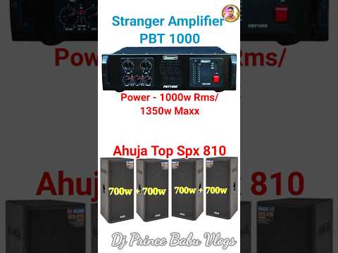 Stranger Amplifier 1000w Price Or Ahuja Spx810 Top Review