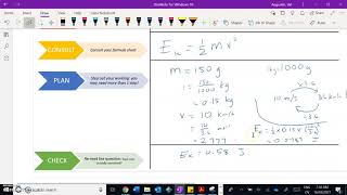 Year 10 Physics Kinetic Energy Calculations