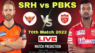 SRH vs PBKS IPL 2022 70th Match Prediction & Dream11 | Hyderabad vs Punjab | Wankhede Pitch Report