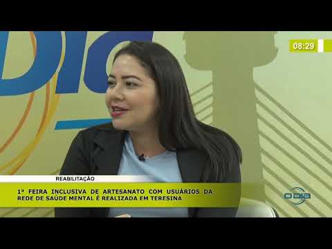 BOM DIA NEWS (31 10) LUANNA BUENO (FMS) - REABILITAÇíO - 1ª FEIRA DE INCLUSIVA DE ARTESANATO