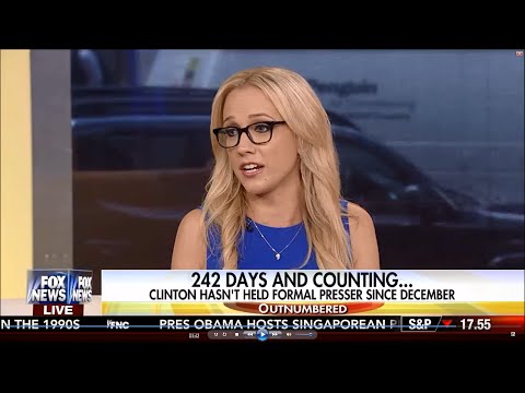 08-02-16 Kat Timpf on Outnumbered - 242 Days Since Hillary Presser