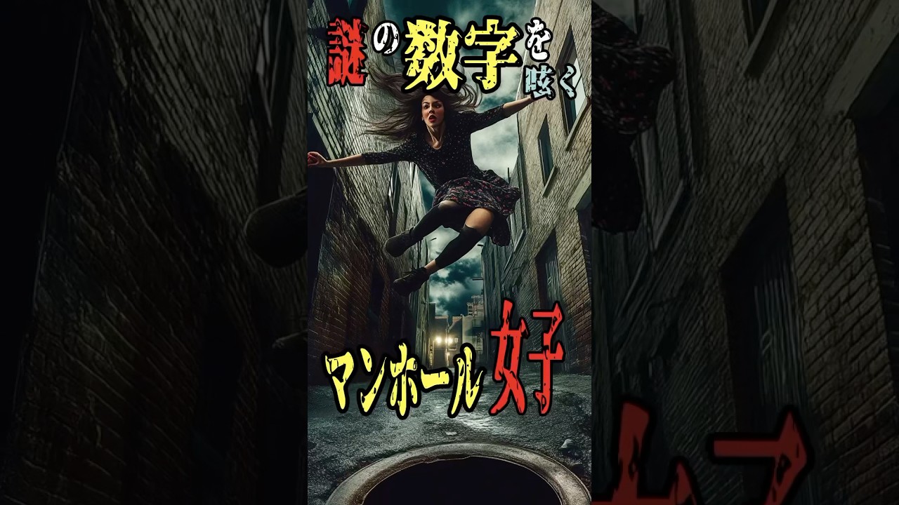マンホール女子 少女の繰り返す数字とは 【都市伝説女子ーズ 】テミスの嘆き #Shorts