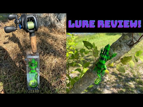 New Lunkerhunt Lure Test - Skitter Lizard Review!!
