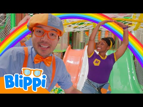 Blippi and Meekah's Story Stretch | Exercise & Playground Video | Educational Videos for Kids