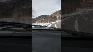 アルトワークスで雪道遊び