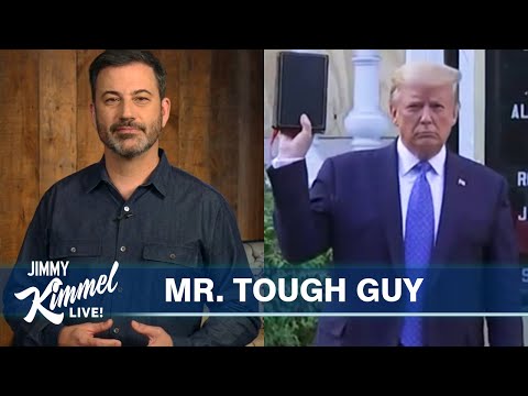 Jimmy Kimmel on Protests, Trump’s Bible Photo Op & White Privilege Video