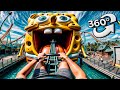 You Won’t Believe This SpongeBob Roller Coaster in VR 360!