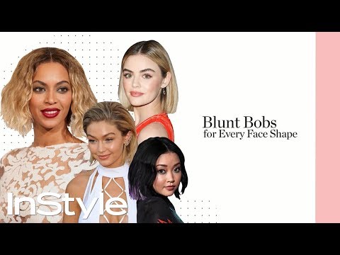 Blunt Bobs for Every Face Shape | Hair & Beauty How-Tos  | InStyle