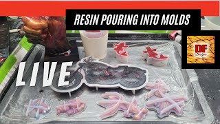 Resin Pouring | Demolding A Few & Pouring A Few | Plus A Giveaway | Resin Art | Epoxy Resin Art