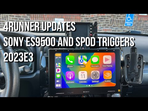 4Runner Updates.  New Sony ES9500 and Triggers on my SPOD Bantam