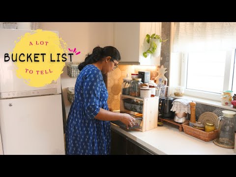 Winter Home Diaries: Kitchen Organization (countertop) / My Recipe Book Organiser and a Bucket List