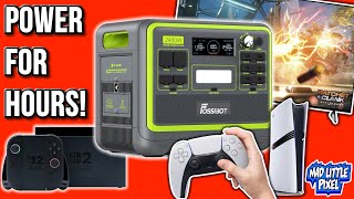 Power Any Device, Gaming System & TV For HOURS With This Portable Power Station! (Fossibot F2400)