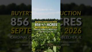 856 +/- Acre Buyer's Choice Auction | September 1st, 2026 | Beecher, IL