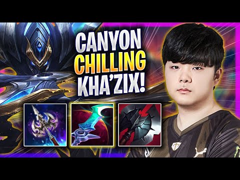 CANYON CHILLING WITH KHA'ZIX! - GEN Canyon Plays Kha'zix JUNGLE vs Lee Sin! | Season 2024