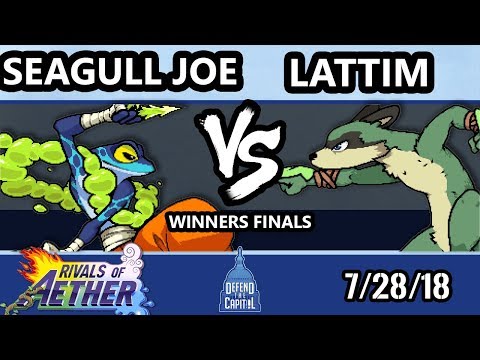 DTC 2 RoA - Seagull Joe (Ranno) Vs. Lattim (Maypul) - Rivals of Aether Winners Finals