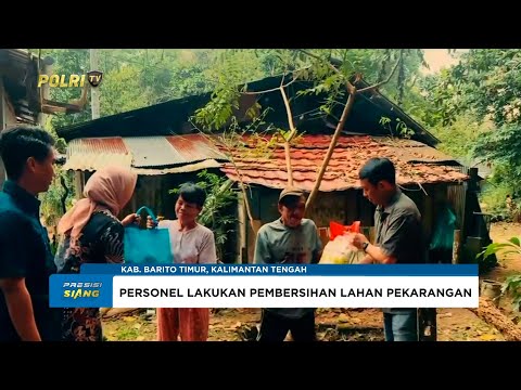 PROGRAM KAPOLRES BARITO TIMUR 1 HARI 1 KEBAIKAN, WUJUD KEPEDULIAN POLRI
